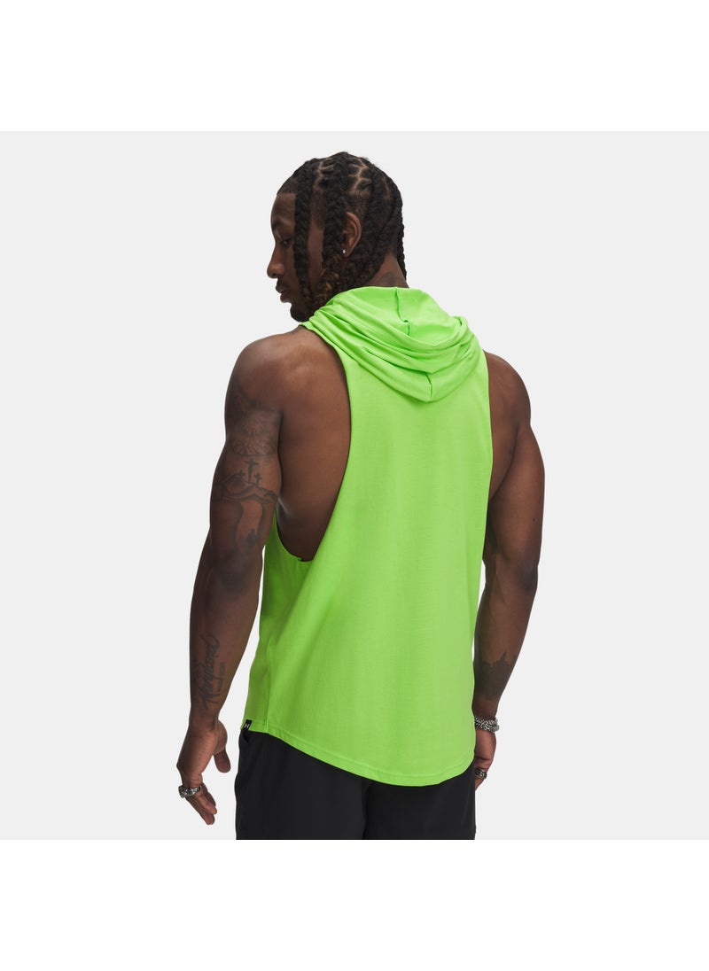 Men's Project Rock Wire Sleeveless Training Hoodie