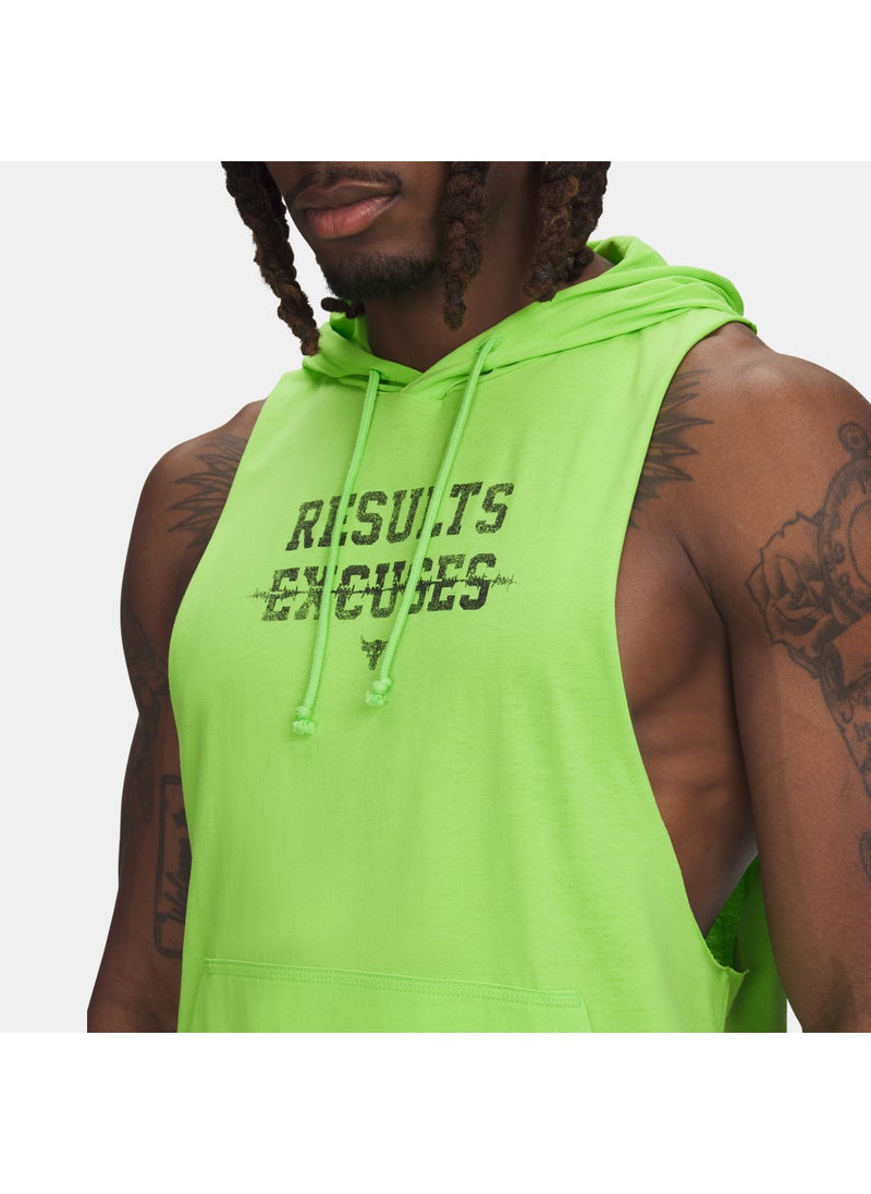 Men's Project Rock Wire Sleeveless Training Hoodie