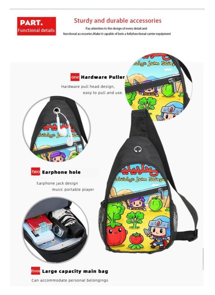 Universal cartoon new three-piece schoolbag - 1442