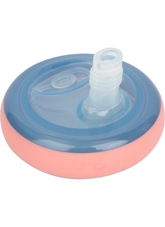 The First Years Insulated Straw Cups for Toddlers 2pk – Ladybug & Marbled – Pink & Blue