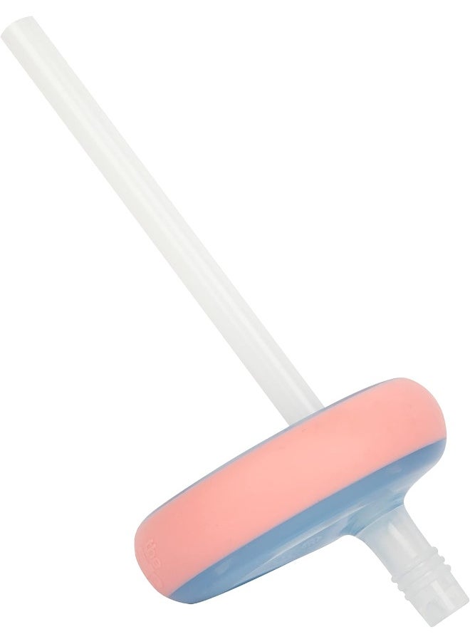 The First Years Insulated Straw Cups for Toddlers 2pk – Ladybug & Marbled – Pink & Blue