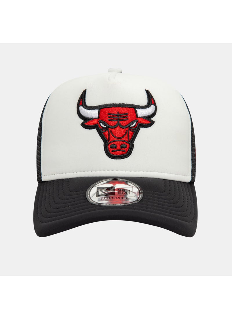 Men's NBA Chicago Bulls Flower 9FORTY Trucker Cap