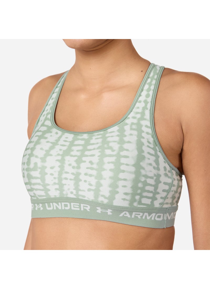 Women's Armour Medium Support Printed Sports Bra