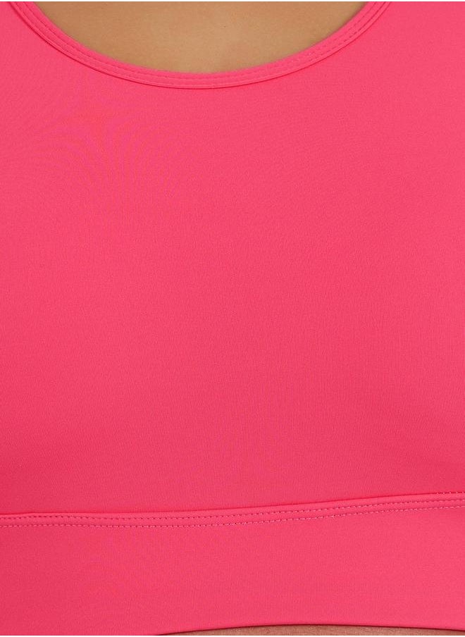 Back Cut Out Detail Medium Impact Sports Bra