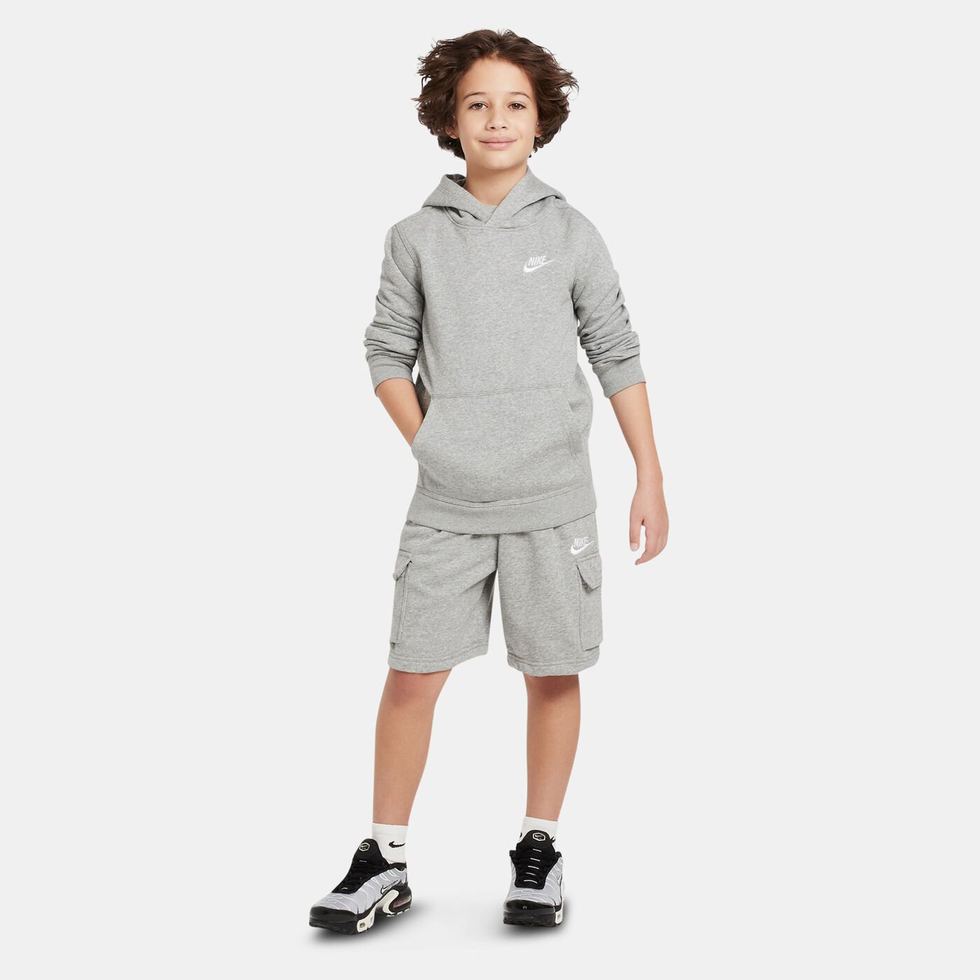 Kids' Sportswear Club French Terry Cargo Shorts