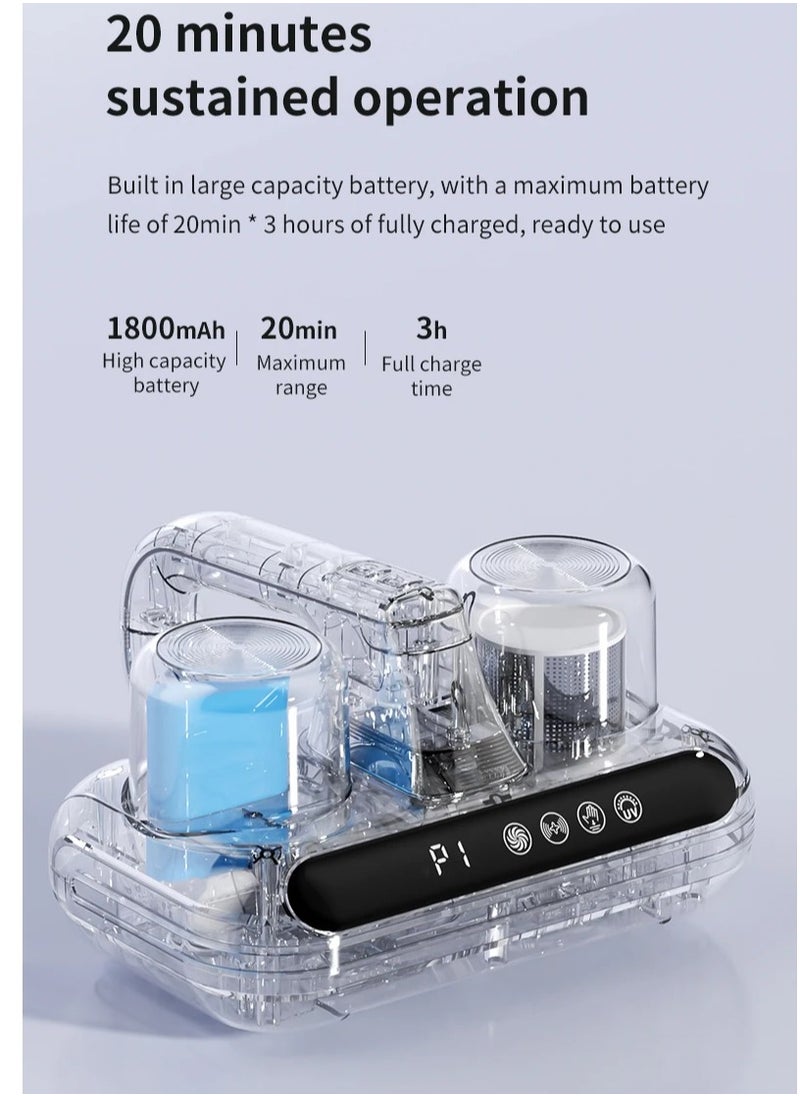 Intelligent Mite Remover Wireless Mite Remover Strong Beating Handheld UV Sterilizer For Household Bed Small Vacuum Cleaner