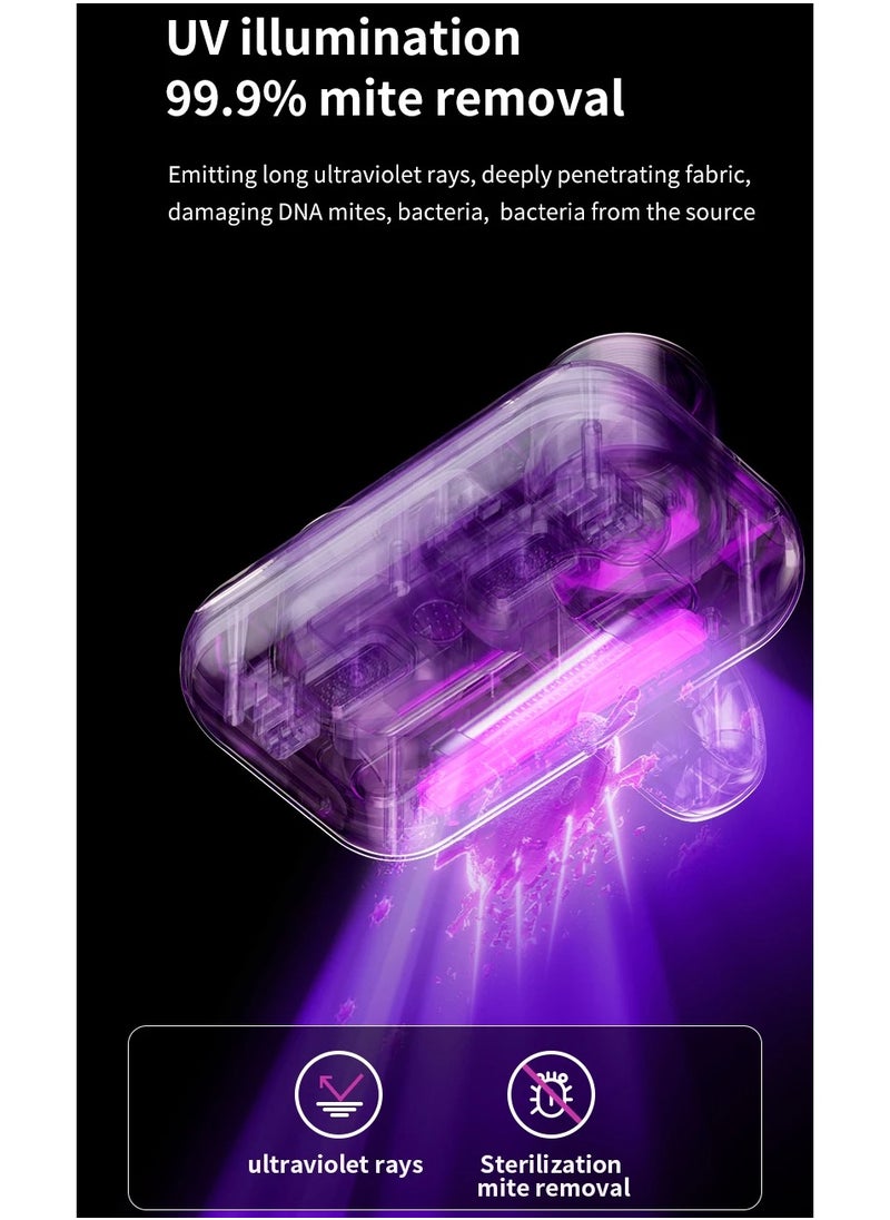 Intelligent Mite Remover Wireless Mite Remover Strong Beating Handheld UV Sterilizer For Household Bed Small Vacuum Cleaner