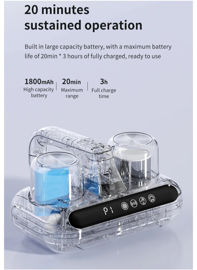 Intelligent Mite Remover Wireless Mite Remover Strong Beating Handheld UV Sterilizer For Household Bed Small Vacuum Cleaner