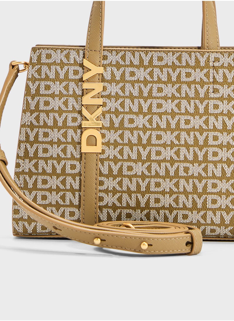 Avril Logo Zip Through Satchel