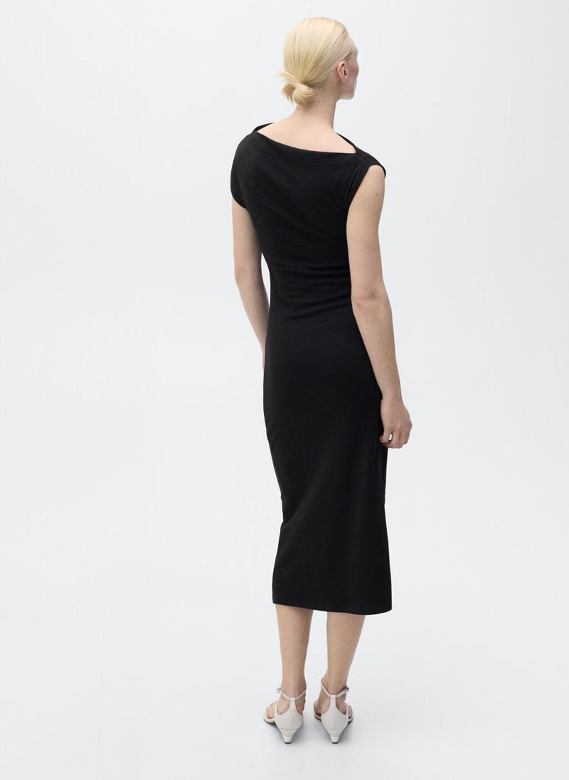 Asymmetric Black Dress