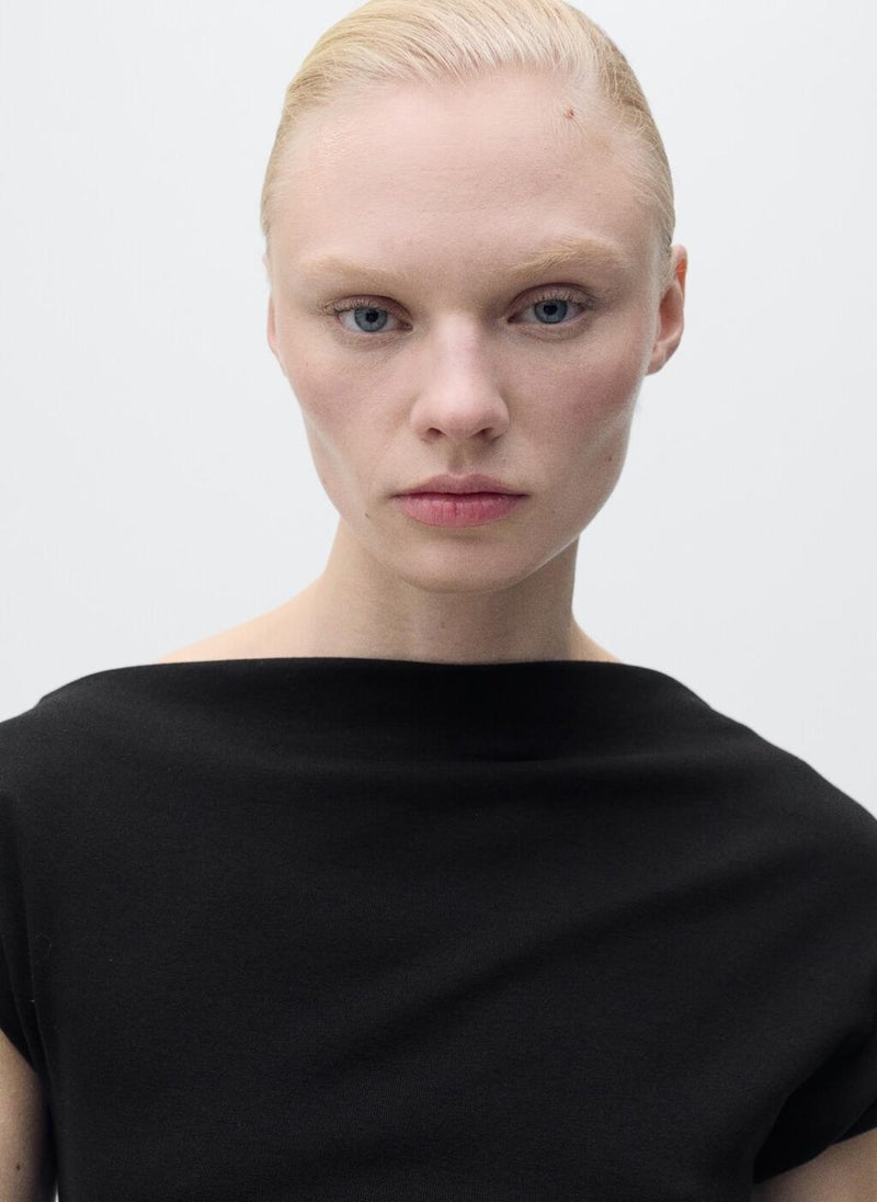 Asymmetric Black Dress