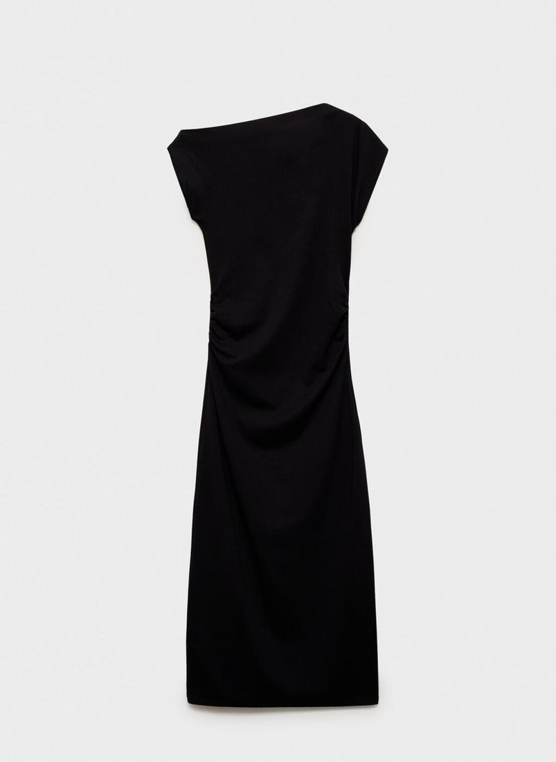Asymmetric Black Dress