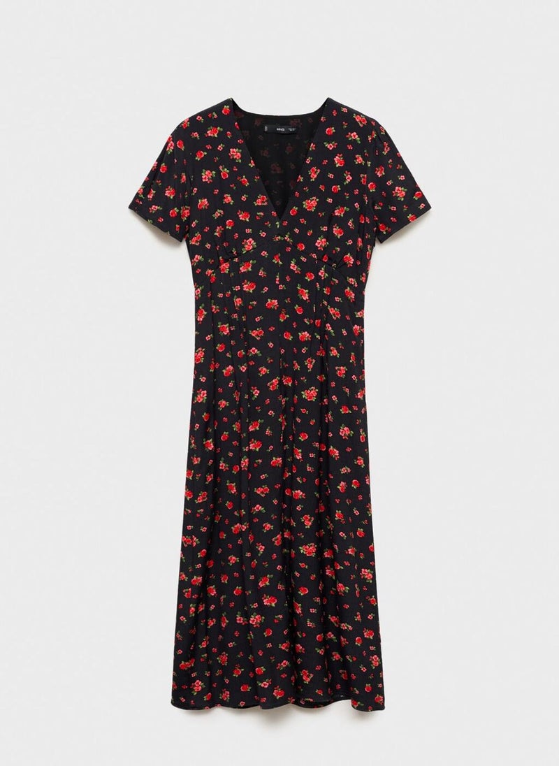 Midi Floral Dress