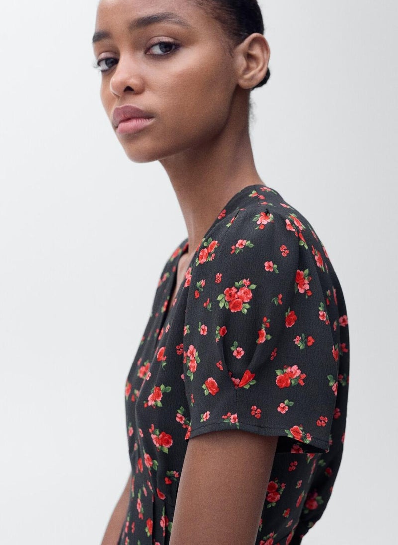 Midi Floral Dress