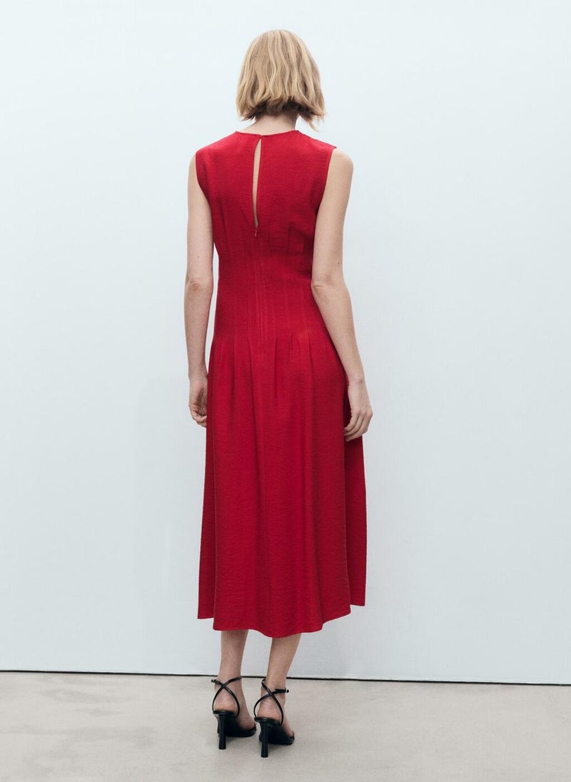 A-Line With Pleats Dress