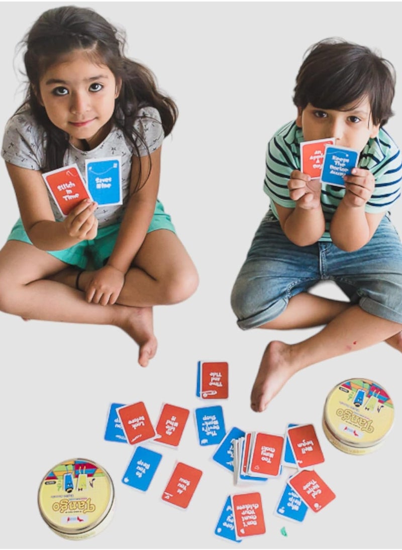 CocoMoco Kids Tango proverbs - playing card games to learn english, educational toy memory game for ages 5-12 year old boys girls