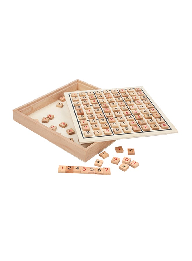 Wooden Sudoku Game Box