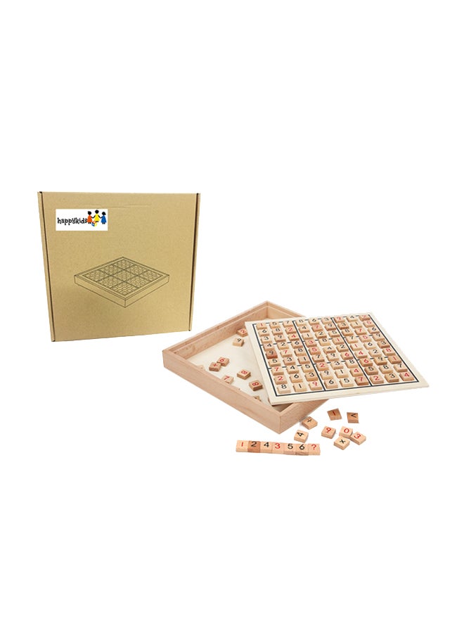 Wooden Sudoku Game Box