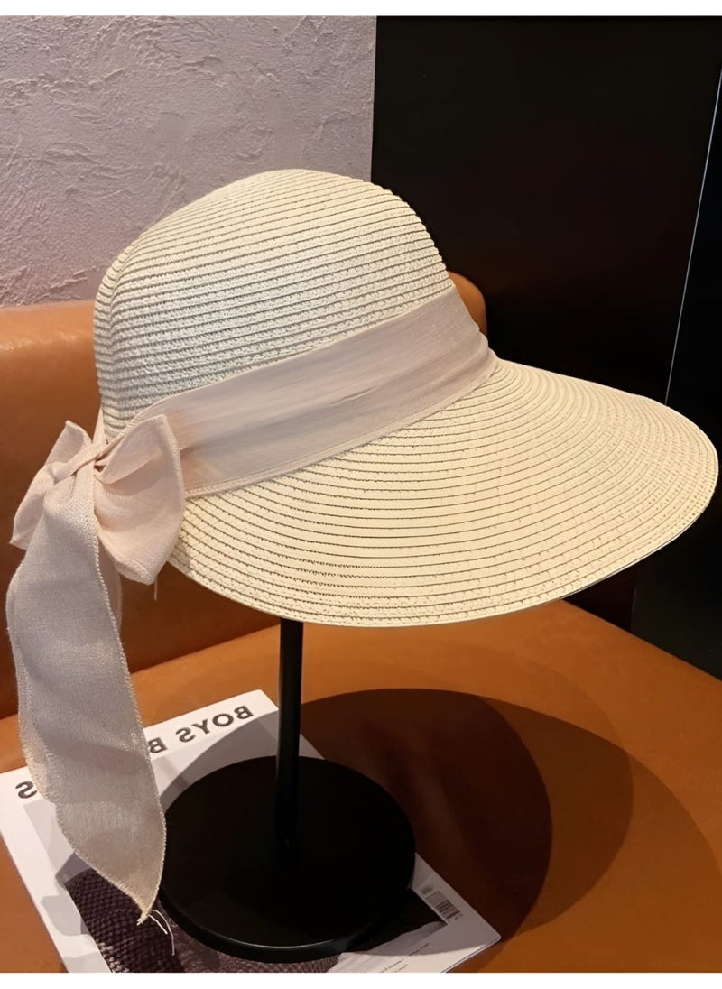 Women's Organic Straw Bow Hat