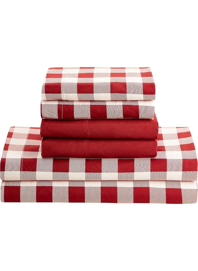 Clara Clark Premier 1800 Series 6 Piece Printed Sheet Set