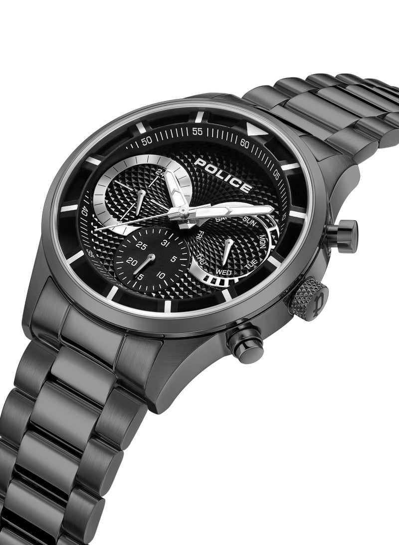 Men's Driver III Watch For Men With With Grey Stainless Steel Bracelet 43 Mm 5 Atm