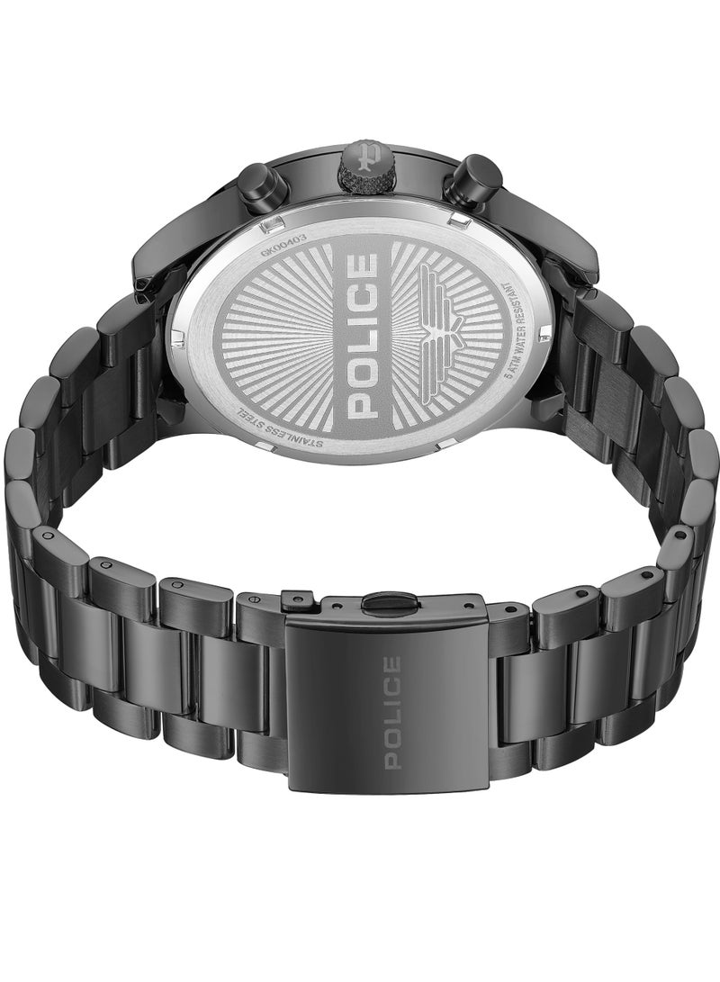 Men's Driver III Watch For Men With With Grey Stainless Steel Bracelet 43 Mm 5 Atm