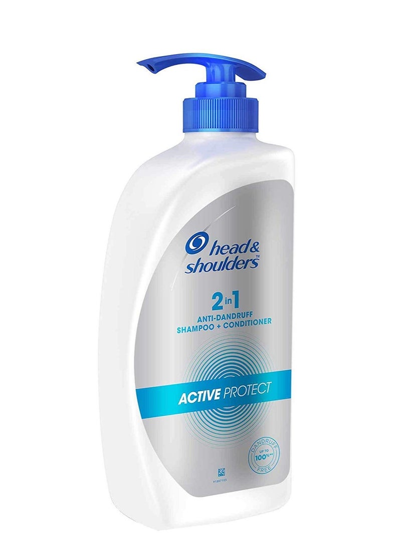Anti Dandruff Shampoo + Conditioner, Active Protect, 650 ML