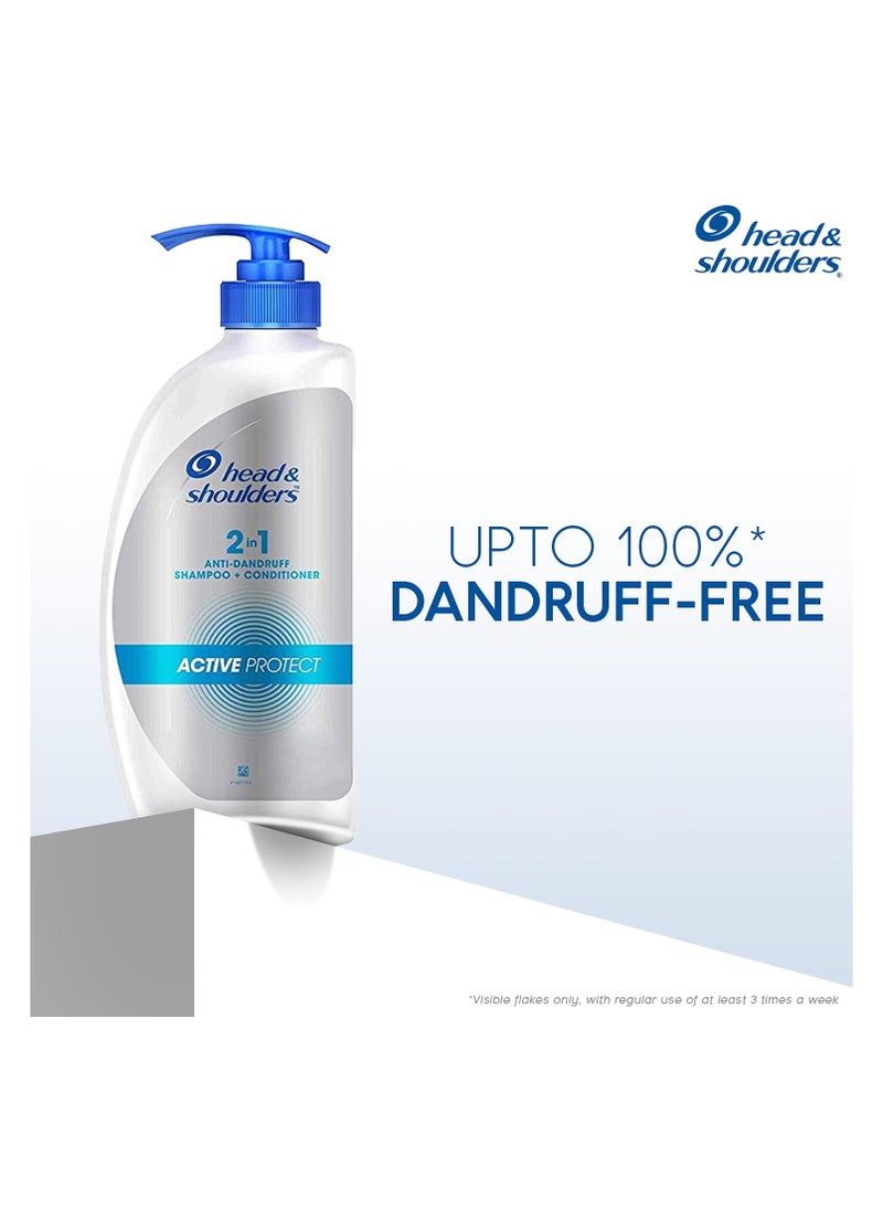 Anti Dandruff Shampoo + Conditioner, Active Protect, 650 ML