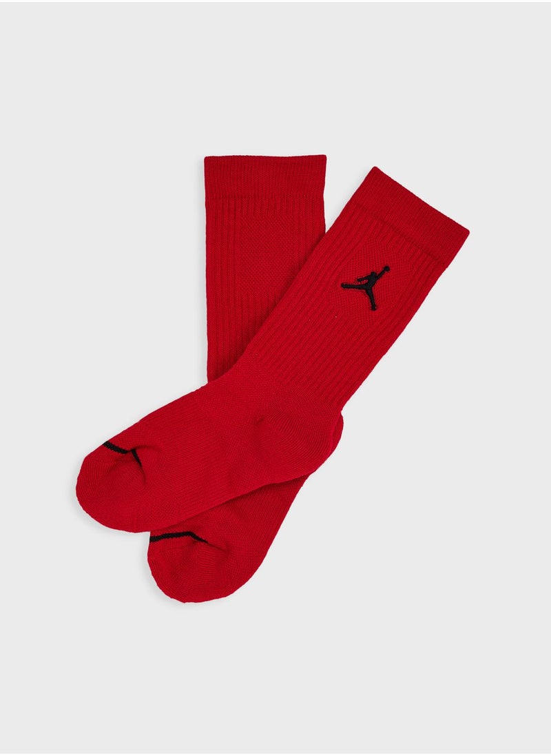 Kids 3 Pack Jordan Jumpman Cushion Crew Socks