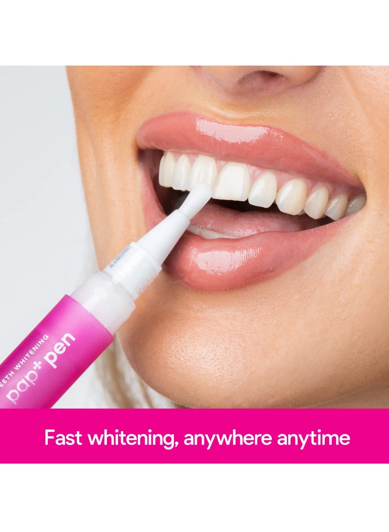 Teeth Whitening Pap Pen Sensitivity Free Peroxide Free Teeth Whitening Pen Overnight Teeth Stain Remover Removes Coffee Tea Stains Teeth Correcting Whitening Gel