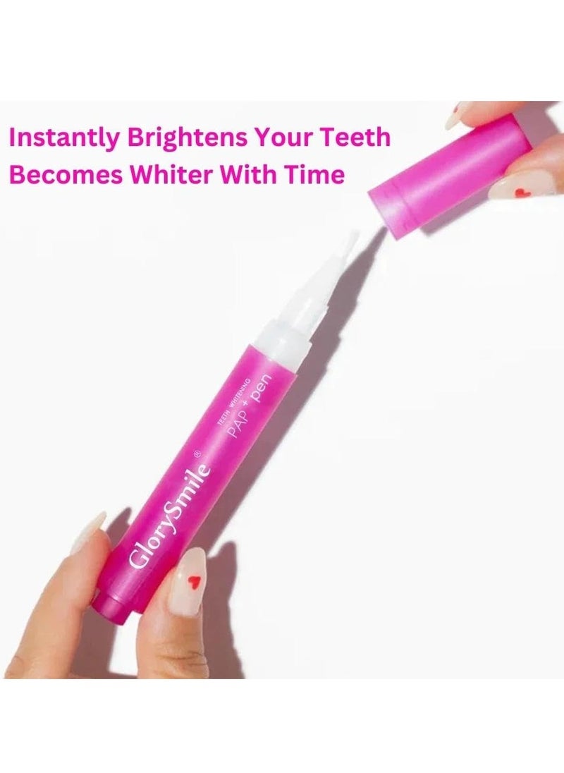 Teeth Whitening Pap Pen Sensitivity Free Peroxide Free Teeth Whitening Pen Overnight Teeth Stain Remover Removes Coffee Tea Stains Teeth Correcting Whitening Gel