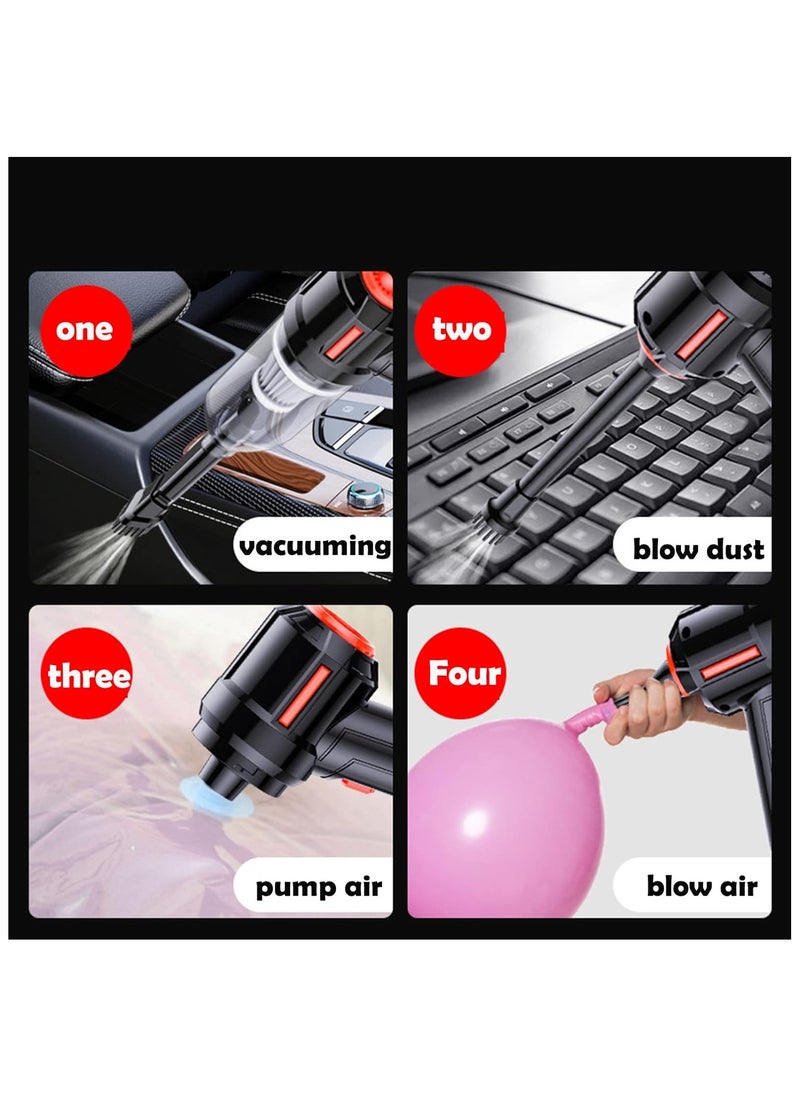 Handheld Vacuum Strong Suction Cordless Duster Crevice Tool