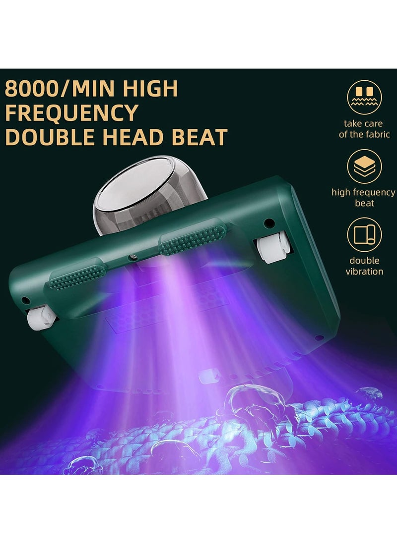 Bed Vacuum Cleaner,Handheld UV Mattress Vacuum Cleaner,Wireless Mite Remover Cleaning Machine,Bed Dust Vacuum Machine Effectively Clean Up Bed, Pillows, Cloth Sofas, and Carpets