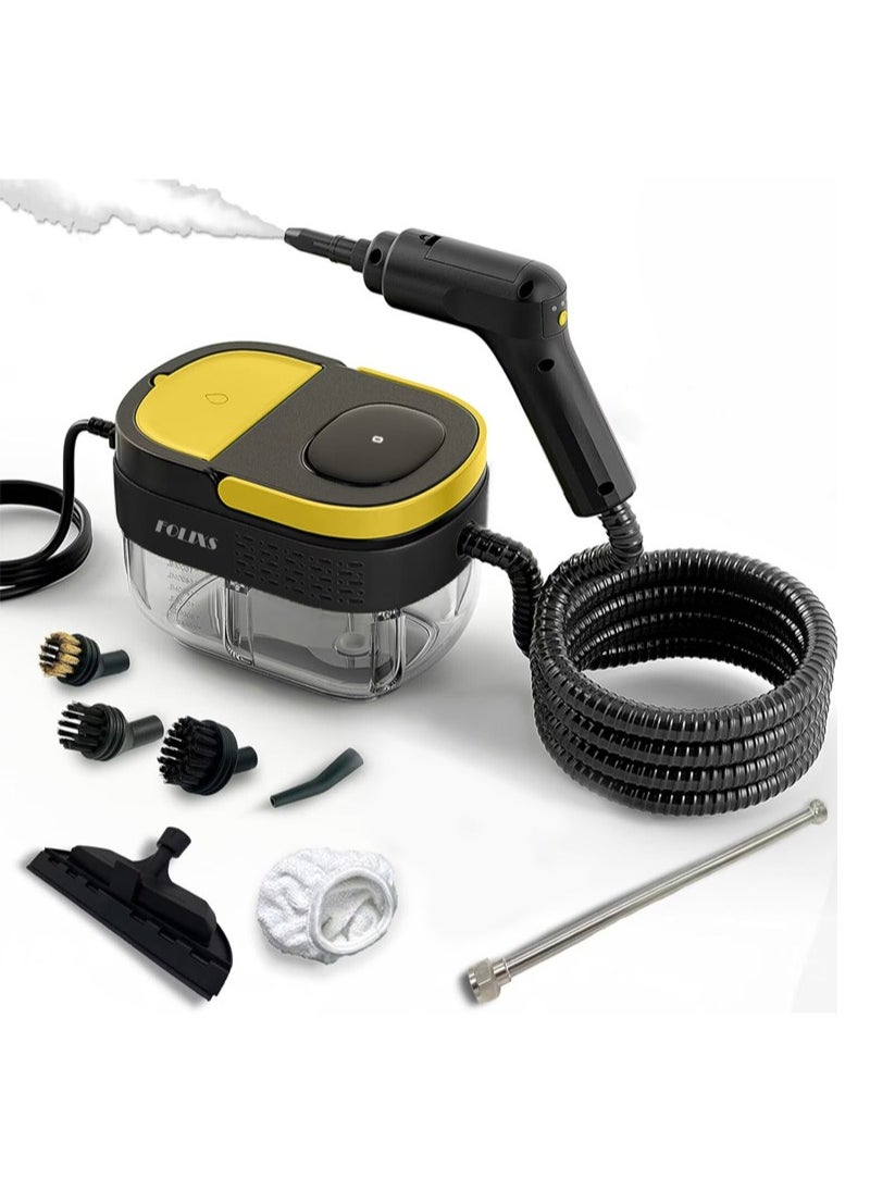Handheld Steam Cleaner, 2500W Pressurized Steamer for Cleaning, Multi-Purpose Steamer for Home, 3Bar High Pressure Steamer, Portable Steam Cleaner for Kitchen, Bathroom, Tile