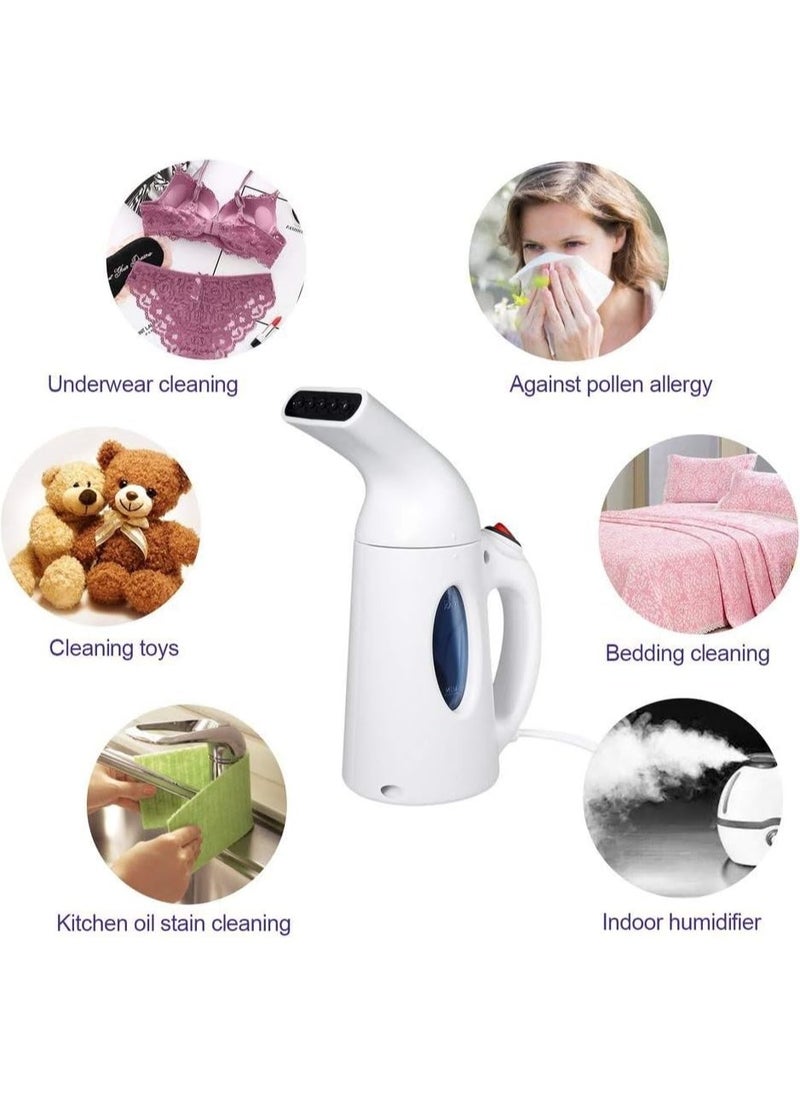 Steam Straightener, Steamer Travel Iron, Quick Heat, Hand Hold, Garment Steamer, Portable Steam Iron for Travel/Holiday