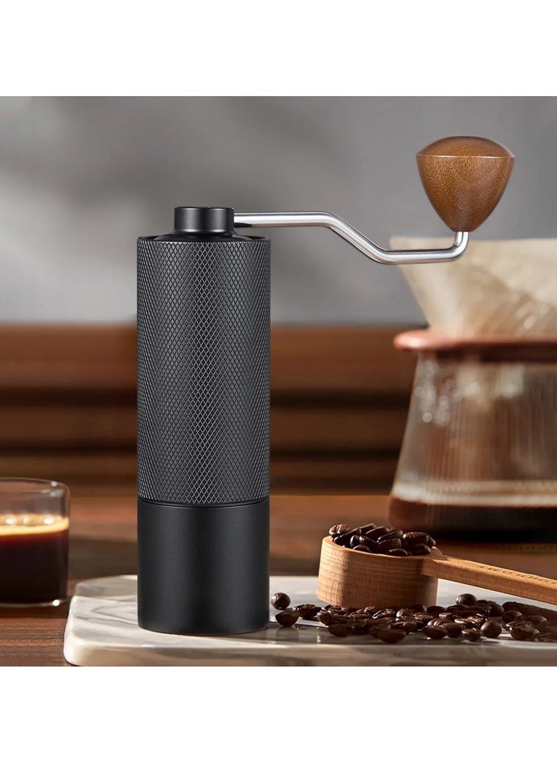 Manual Coffee Grinder,Hand Coffee Grinder with 7 Stainless Steel Conical Burr for Drip Coffee, Capacity 25g ,French Press,Pour Over,Turkish Brew,especially for Espresso Commercial Coffee Maker
