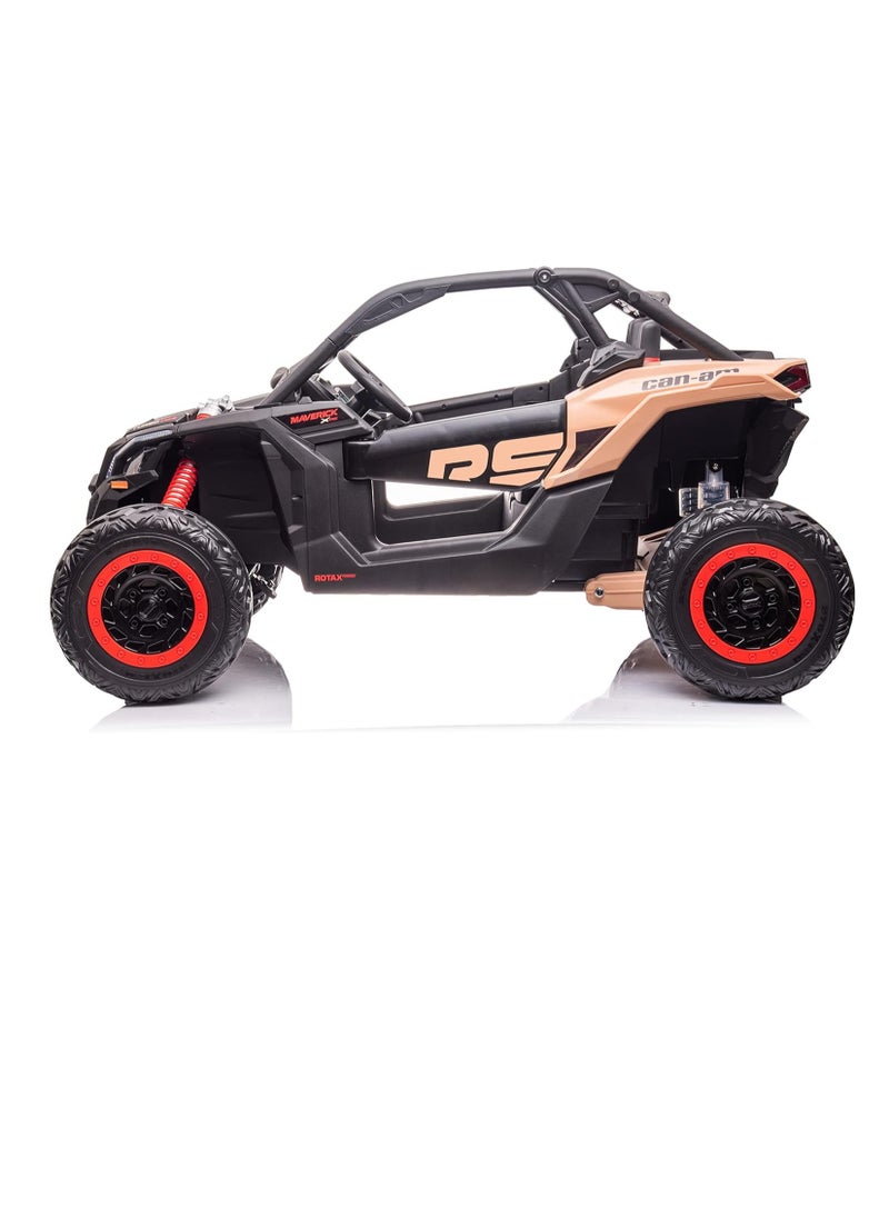 Lovely Baby LB 1000ELX Battery Operated Ride-On Jeep for Kids, 24V Electric Ride-On Car with Remote Control, Leather Seat, LED Lights,MP4