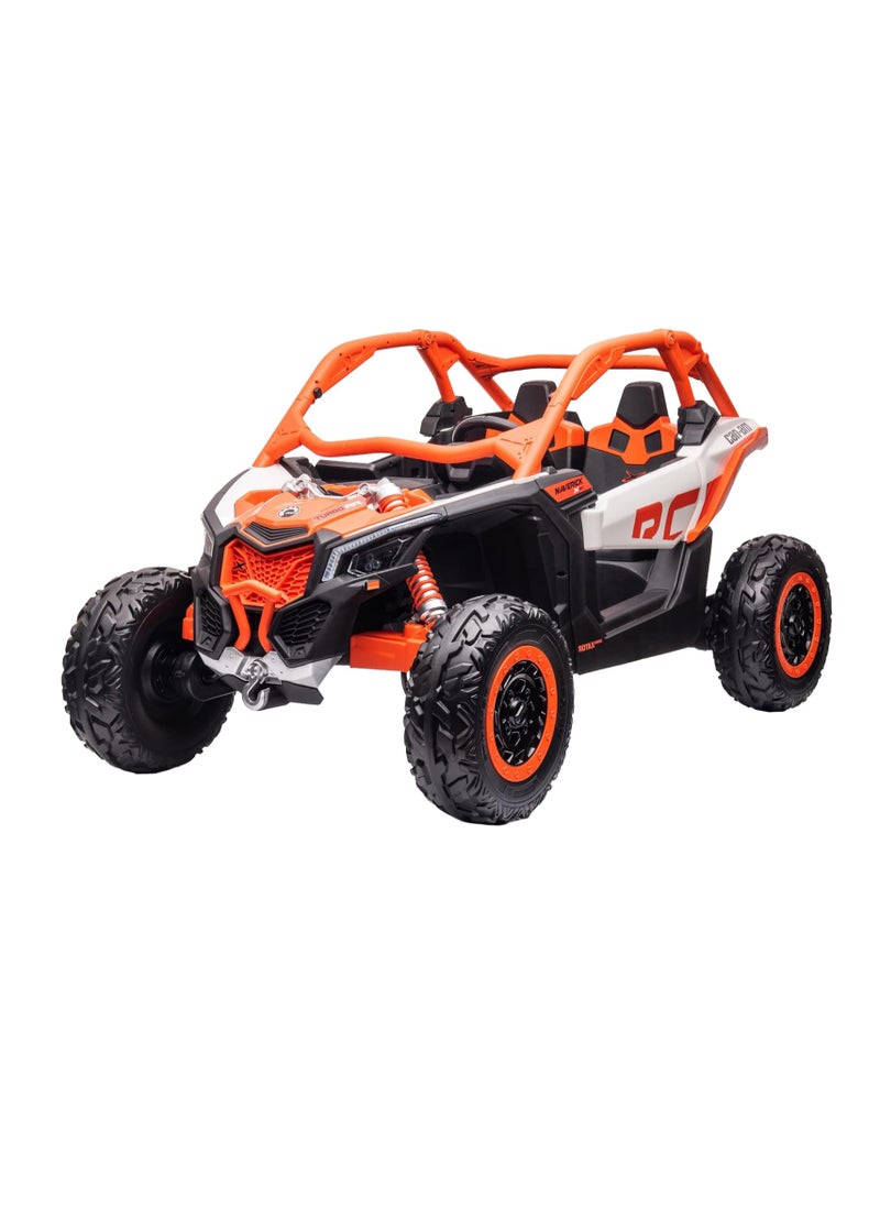Lovely Baby LB 1000ELX Battery Operated Ride-On Jeep for Kids, 24V Electric Ride-On Car with Remote Control, Leather Seat, LED Lights,MP4