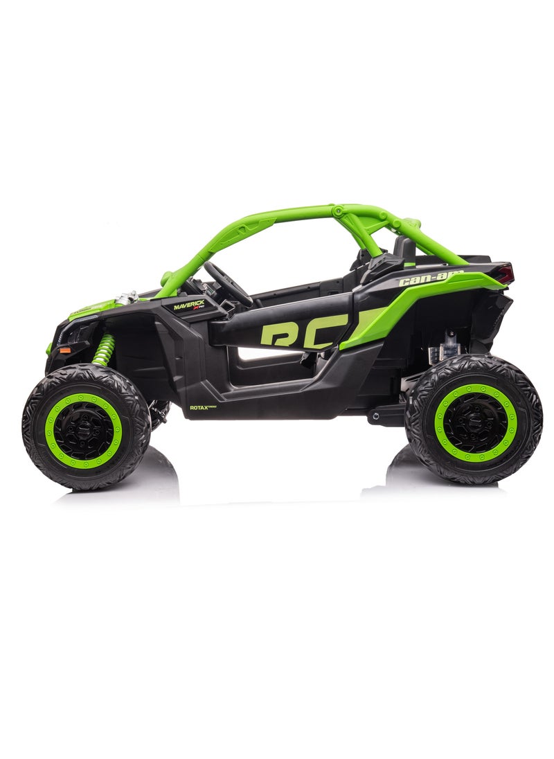 Lovely Baby LB 1000ELX Battery Operated Ride-On Jeep for Kids, 24V Electric Ride-On Car with Remote Control, Leather Seat, LED Lights,MP4