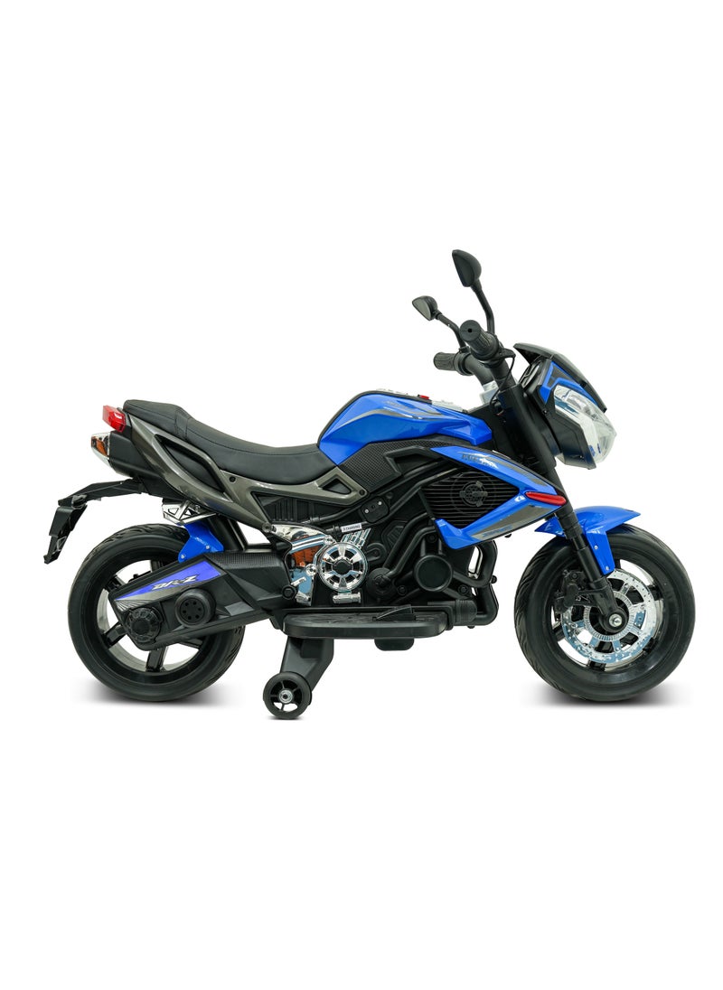 Lovely Baby Battery Operated Ride-On Motorcycle for Kids LB 9788EL, EVA Wheels, Leather Seat, Music & Lights, Hand Accelerator, MP3, Fun for Toddlers & Children