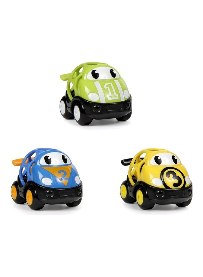 Pack Of  3 Go Grippers Vehicle Race Car Toy 24.38 x 10.41 x 10.8cm