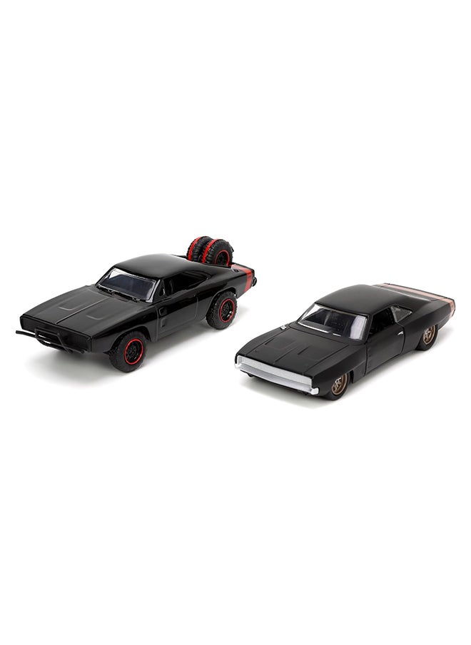 JADA - FAST & FURIONS TWIN PACK 1:32 F9 1970 DODGE CHARGER & F7 1970 DODGE CHARGER