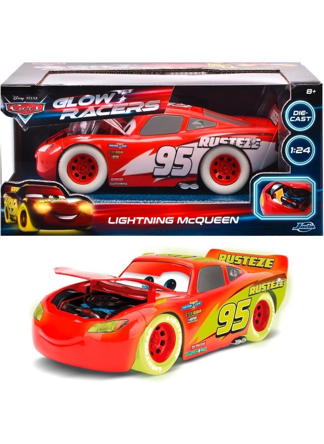 JADA - LIGHTNING MCQUEEN GLOW RACERS 1:24