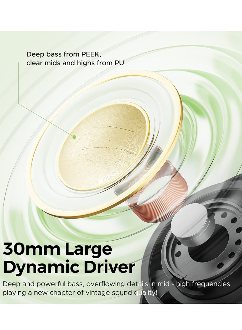 Space Lite Headband Bluetooth Headset Anc Noise Cancelling Headset V5.4, App Control,Weight 133g,Led Indication, Youth Version, For Music Sports Call black