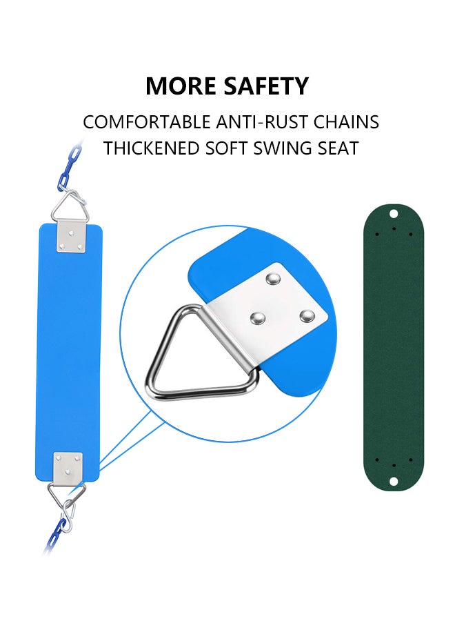 Durable Swings Seats Chain Set With Quick Link Hooks 61x15x150cm
