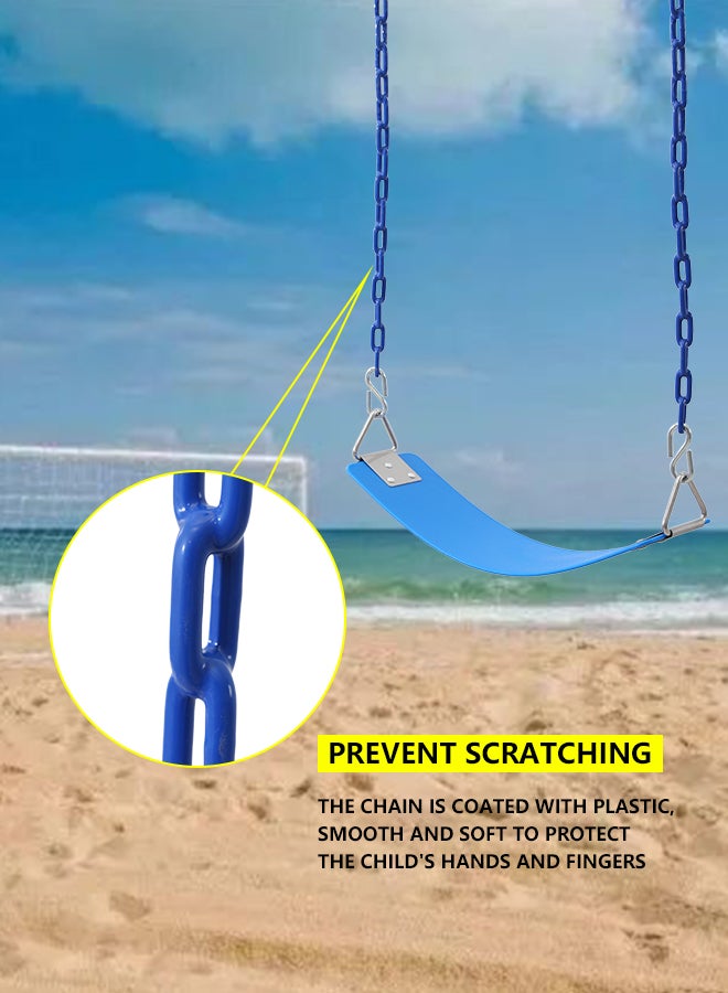Durable Swings Seats Chain Set With Quick Link Hooks 61x15x150cm