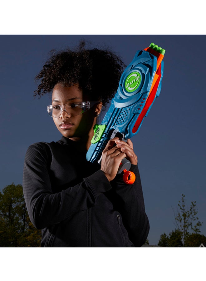 Elite 2.0 Flipshots Flip-8 Blaster with 8 Dart Barrels That Flip to Double Your Firepower 8-Dart Capacity