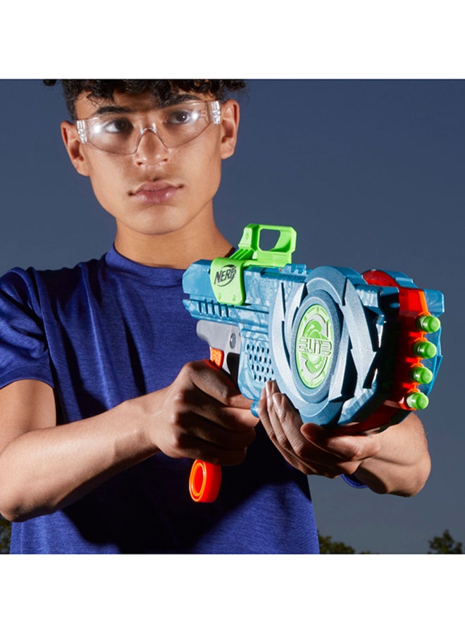 Elite 2.0 Flipshots Flip-8 Blaster with 8 Dart Barrels That Flip to Double Your Firepower 8-Dart Capacity