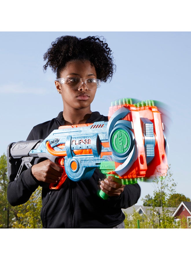 Nerf Elite 2.0 Flipshots Flip-32 Blaster with 32 Dart Barrels, 32 Nerf Elite Darts
