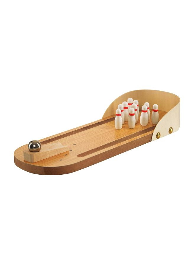 Wooden Mini Bowling Game